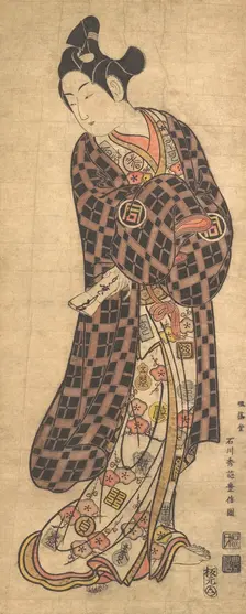 The Actor Sanogawa Ichimatsu I Standing, ca. 1743. Creator: Ishikawa Toyonobu