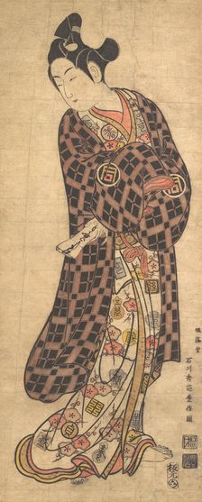 The Actor Sanogawa Ichimatsu I Standing, ca. 1743. Creator: Ishikawa Toyonobu