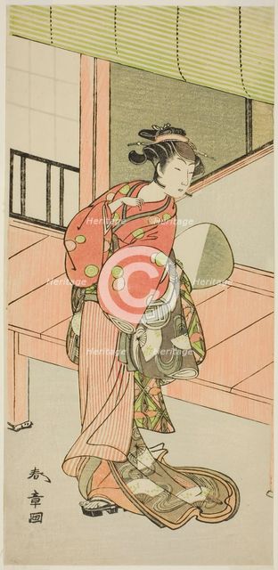 The Actor Sanogawa Ichimatsu II in an Unidentified Role, Japan, c. 1773/74. Creator: Shunsho.