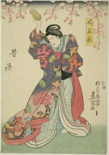 The actor Sawamura Sojuro V as Tsubone Iwafuji, 1847. Creator: Utagawa Kunisada