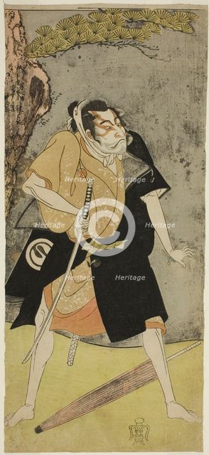The Actor Sawamura Sojuro II as an Outlaw, c. 1769. Creator: Shunsho.