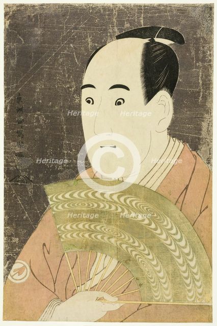 The actor Sawamura Sojuro III as Ogishi Kurando, 1794. Creator: Tôshûsai Sharaku.