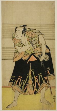 The Actor Sawamura Sojuro III in an Unidentified Role, c. 1781. Creator: Katsukawa Shunko