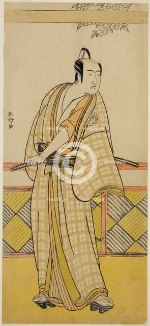 The Actor Sawamura Sojuro III in an Unidentified Role, late 1780s. Creator: Katsukawa Shunko.