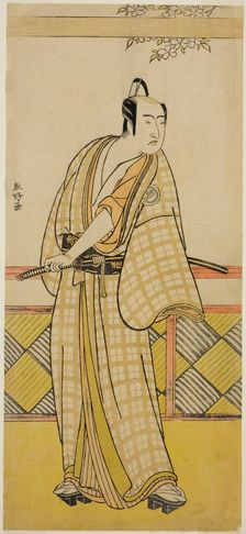The Actor Sawamura Sojuro III in an Unidentified Role, late 1780s. Creator: Katsukawa Shunko