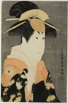 The actor Segawa Tomisaburo II as Yadorigi, wife of Ogishi Kurando, 1794. Creator: Tôshûsai Sharaku