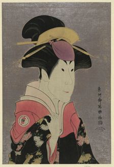 The actor Segawa Tomisaburo II as Yadorigi, wife of Ogishi Kurando, 1794. Creator: Sharaku, Toshusai (active 1794-1795)