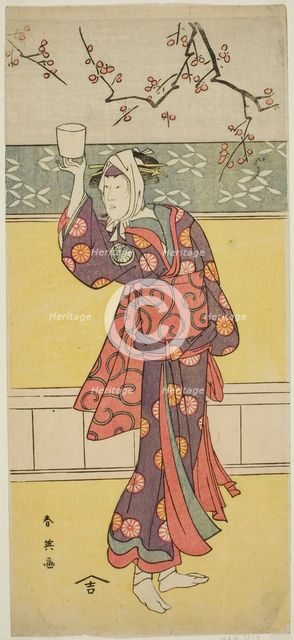 The Actor Segawa Tomisaburo II in an Unidentified Role, c. 1793. Creator: Katsukawa Shun'ei.