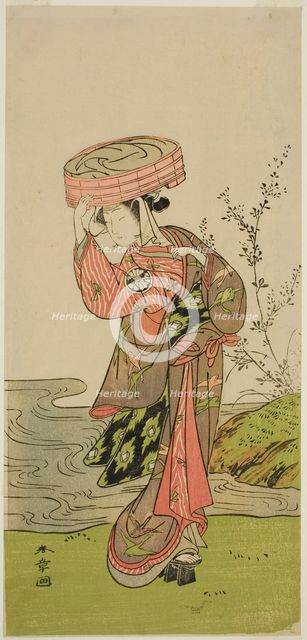The Actor Segawa Yujiro (or Segawa Kikunojo III) in an Unidentified Role, Japan, c. 1774. Creator: Shunsho.