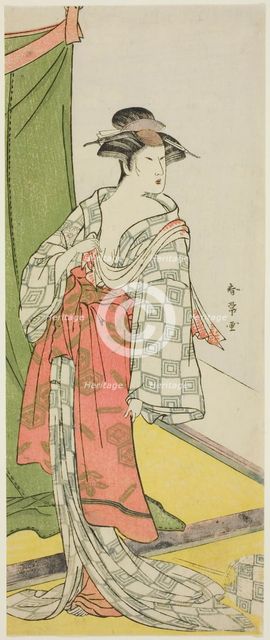 The Actor Segawa Kikunojo as a Courtesan in Summer Attire, early 1780s. Creator: Katsukawa Shunjo.