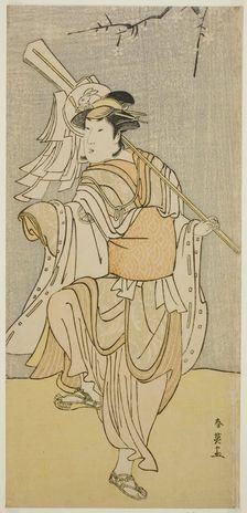 The Actor Segawa Kikunojo III as Osaku in the Play Sayo no Nakayama Hiiki no..., c. 1790. Creator: Katsukawa Shun'ei