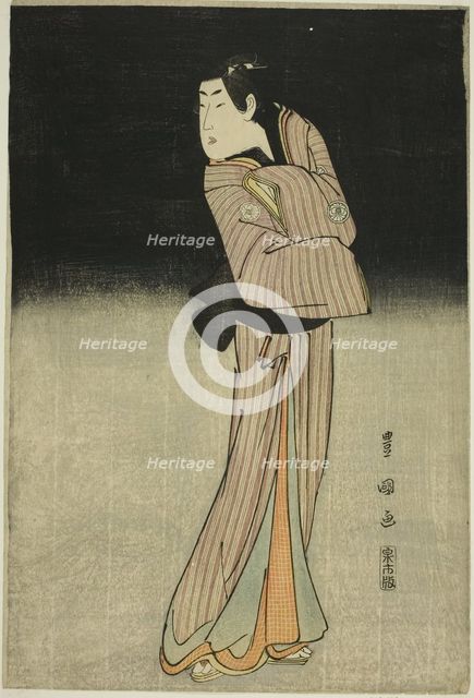 The actor Segawa Kikunojo III as the shop boy Chokichi, 1796. Creator: Shunsho.