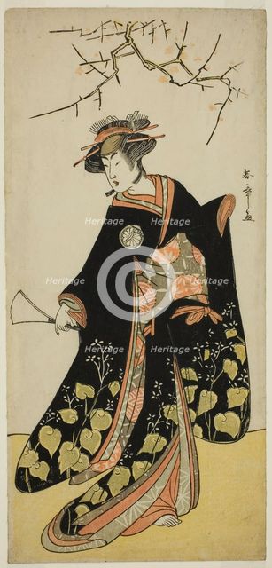 The Actor Segawa Kikunojo III as the Spirit of Joro-gumo (Harlot Spider) Disguised as..., c. 1781. Creator: Shunsho.