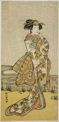 The Actor Segawa Kikunojo III in an Unidentified Role, c. 1779. Creator: Katsukawa Shunko