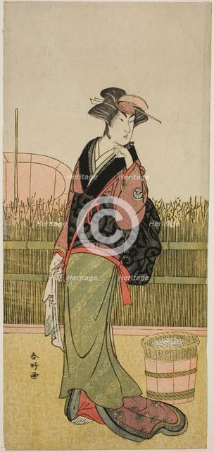 The Actor Segawa Kikunojo III in an Unidentified Role, c. 1786/87. Creator: Katsukawa Shunko.