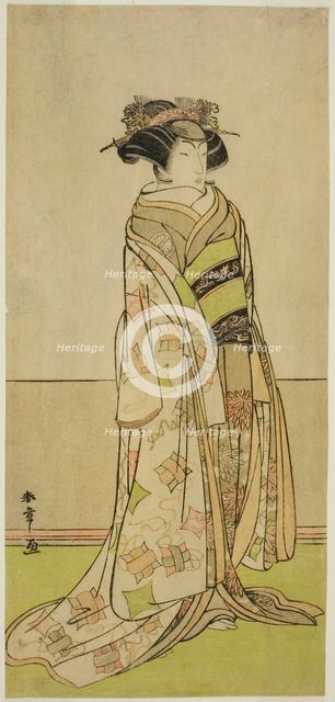The Actor Segawa Kikunojo III in an Unidentified Role, Japan, c. 1780. Creator: Shunsho.