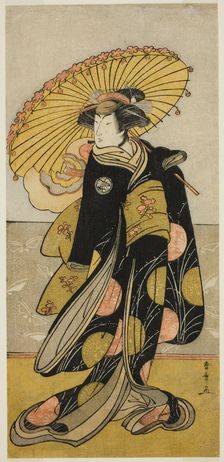 The Actor Segawa Kikunojo III in an Unidentified Role, Japan, early 1780s. Creator: Shunsho