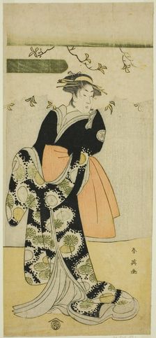 The Actor Segawa Kikunojo III in an Unidentified Role, late 1790s. Creator: Katsukawa Shun'ei