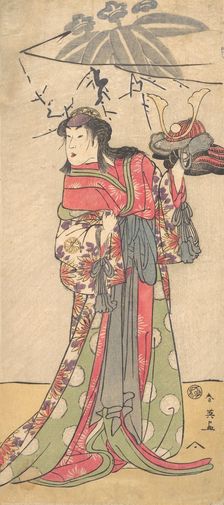 The Actor Segawa Kikunojo III in the Role of a Woman, ca. 1792. Creator: Katsukawa Shun'ei