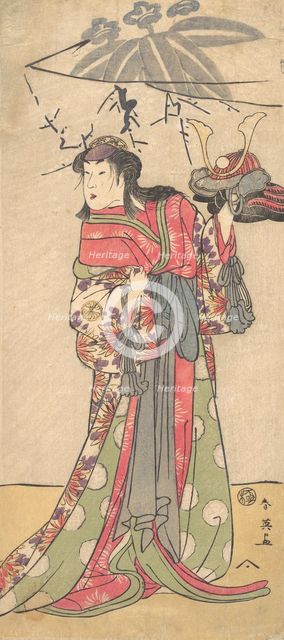 The Actor Segawa Kikunojo III in the Role of a Woman, ca. 1792. Creator: Katsukawa Shun'ei.