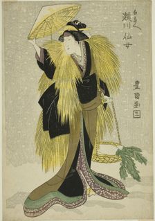 The actor Segawa Senjo as Shirotae, n.d. Creator: Utagawa Toyokuni I