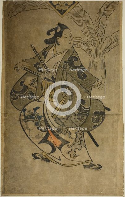 The Actor Shinomiya Heihachi, c. 1700. Creator: Torii Kiyonobu I.