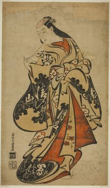 The Actor Tsutsui Kichijuro, c. 1704. Creator: Torii Kiyomasu I
