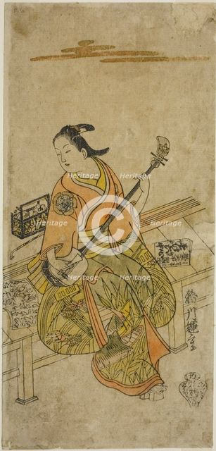 The Actor Yamashita Kosasaburo, Japan, c. 1720. Creator: Katsukawa Terushige.