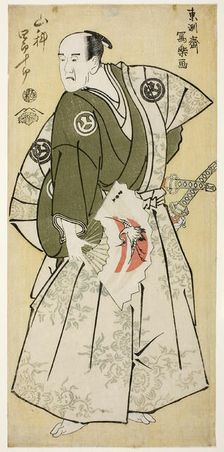The Actor Yamashina Shirojuro as Nagoya Sanzaemon (Yamashina Shirojuro no Nagoya..., 1794 (Kansei 6) Creator: Tôshûsai Sharaku