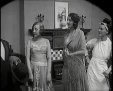 The Actors Edward Chapman and Gracie Fields Acting in a Play, 1920s. Creator: British Pathe Ltd