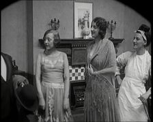 The Actors Edward Chapman and Gracie Fields Acting in a Play, 1920s. Creator: British Pathe Ltd