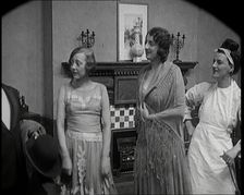 The Actors Edward Chapman and Gracie Fields Acting in a Play, 1920s. Creator: British Pathe Ltd