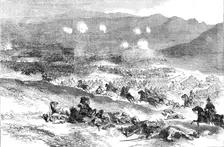 The Action at Balaclava, October 25 - First Charge of Heavy Cavalry, 1854. Creator: Unknown