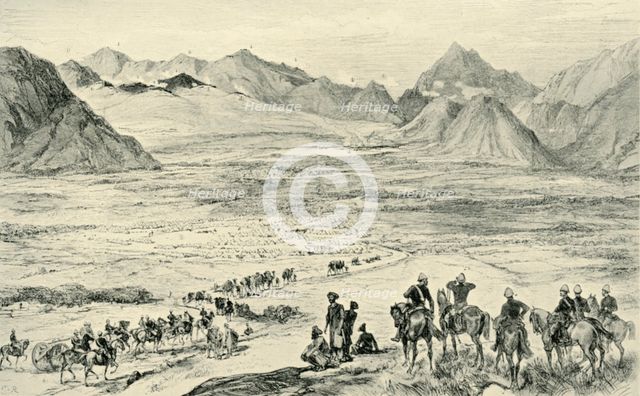 'The Action on the Heights Above Charasia, October 6, 1879', (1901).  Creator: Unknown.