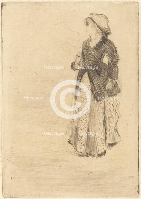 The Actress Ellen Andrée, 1879. Creator: Edgar Degas.