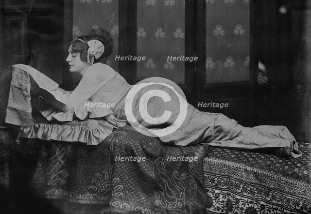 The actress Lydia Yavorskaya (1871-1921), 1913.