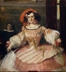 The actress María Guerrero as "La dama boba", 1906. Creator: Joaquin Sorolla y Bastida