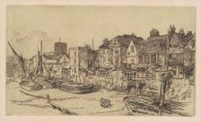 The Adam and Eve Old Chelsea, 1878. Creator: James Abbott McNeill Whistler
