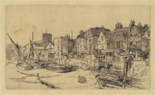 The Adam and Eve Old Chelsea, 1878. Creator: James Abbott McNeill Whistler