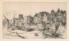 The Adam and Eve Old Chelsea, 1878. Creator: James Abbott McNeill Whistler