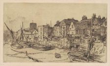 The Adam and Eve Old Chelsea, 1878. Creator: James Abbott McNeill Whistler