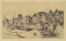 The Adam and Eve Old Chelsea, 1878. Creator: James Abbott McNeill Whistler