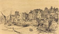 The Adam and Eve Old Chelsea, 1878. Creator: James Abbott McNeill Whistler