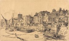 The Adam and Eve Old Chelsea, 1878. Creator: James Abbott McNeill Whistler