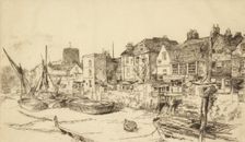 The "Adam and Eve", Old Chelsea, 1879. Creator: James Abbott McNeill Whistler