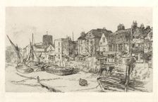 The Adam and Eve Old Chelsea, 1879. Creator: James Abbott McNeill Whistler