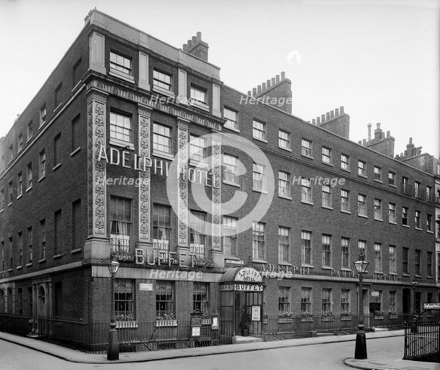 The Adelphi Hotel, John Street, Westminster, London, 1904. Artist: Bedford Lemere and Company