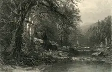 The Adirondack Woods 1874. Creator: Robert Hinshelwood