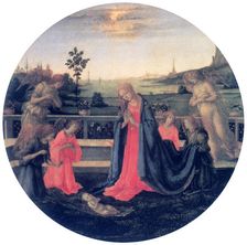The Adoration c1480s. Artist: Filippino Lippi