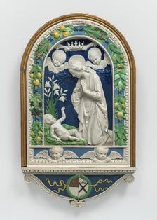 The Adoration of the Child, after 1477. Creator: Andrea della Robbia